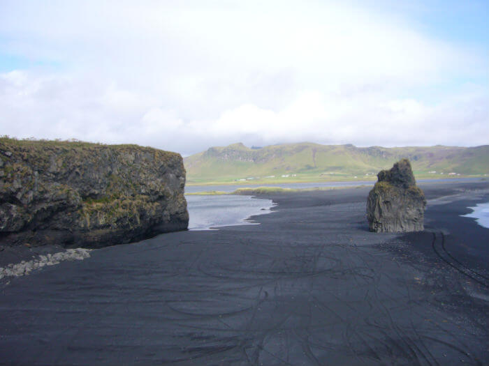 Zwarte van Dyrhólaey op IJsland